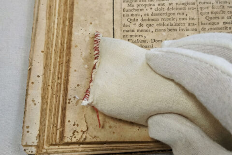 Projet de Conservation- Restauration d’un livre de Latin « BREVIARIUM » du 18e siècle