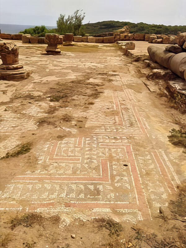 Etude de conservation de la mosaïque de la grande Basilique du parc Ouest de Tipasa